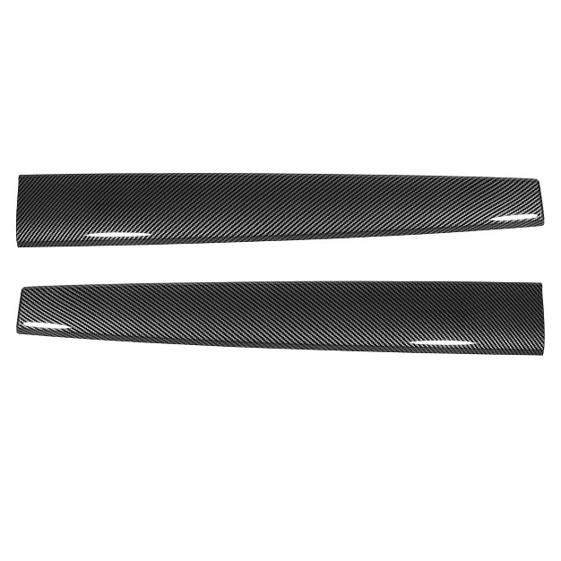 Unique Bargains Abs Center Console Dashboard Cover Wrap Cap For Model 3 Model Y 2021 2022 Carbon Fiber Pattern 2 Pcs