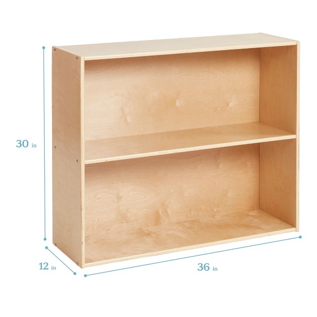 Ecr4kids Streamline 2 shelf Storage Cabinet 30in Kid x27 s Bookshelf