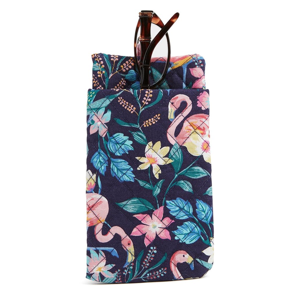 Vera Bradley  Double Eye Case in Flamingo Garden