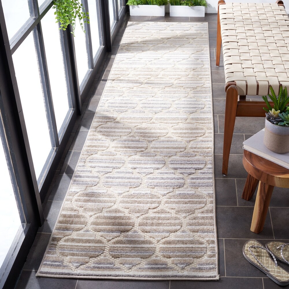 SAFAVIEH Cabana Nilgun Indoor/ Outdoor Waterproof Patio Trellis Rug