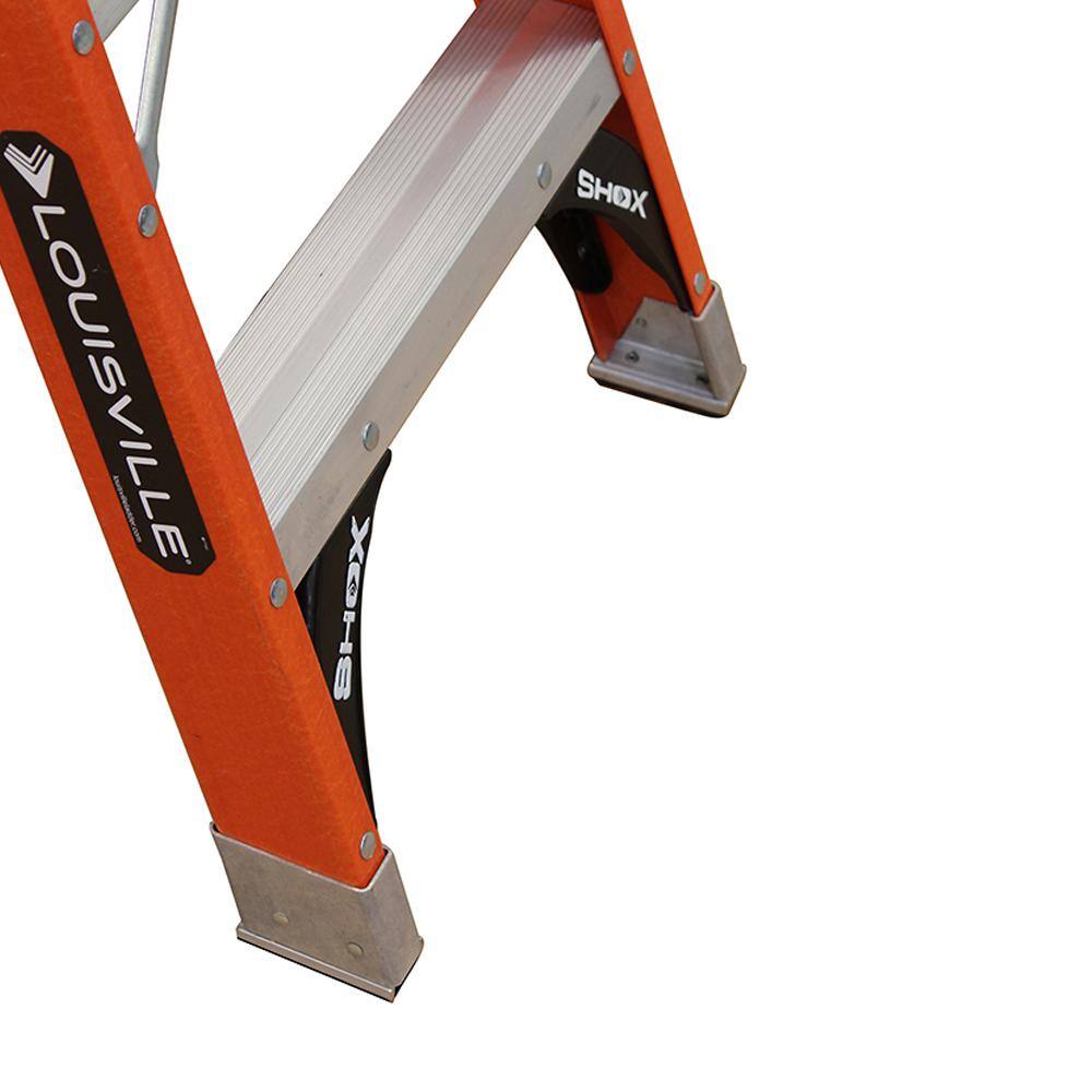 Louisville Ladder 8 ft. Fiberglass Step Ladder with 375 lbs. Load Capacity Type IAA Duty Rating FS1308HD