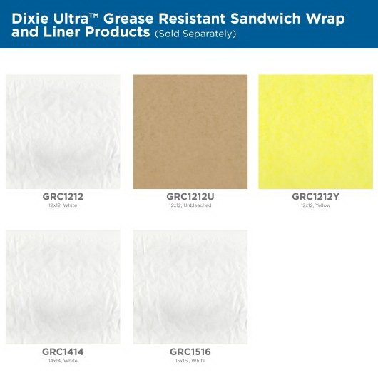 Dixie Ultra(R) Highly Grease Resistant Sandwich Pa...