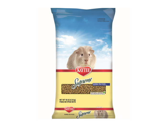 Kaytee Supreme Guinea Pig Food， 10 lb. Bag - 100213786