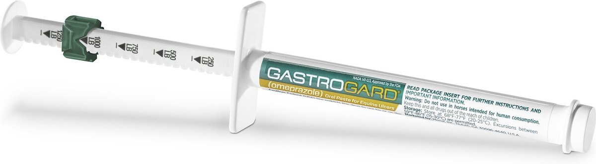 GastroGard (Omeprazole) Gastric Ulcer Oral Paste Horse Treatment， 1 syringe， 2.28 g syringe