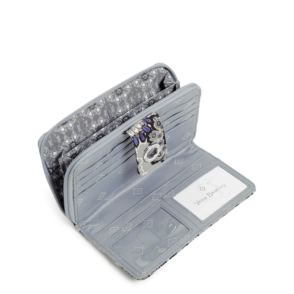 Vera Bradley  RFID Turnlock Wallet in Tranquil Medallion