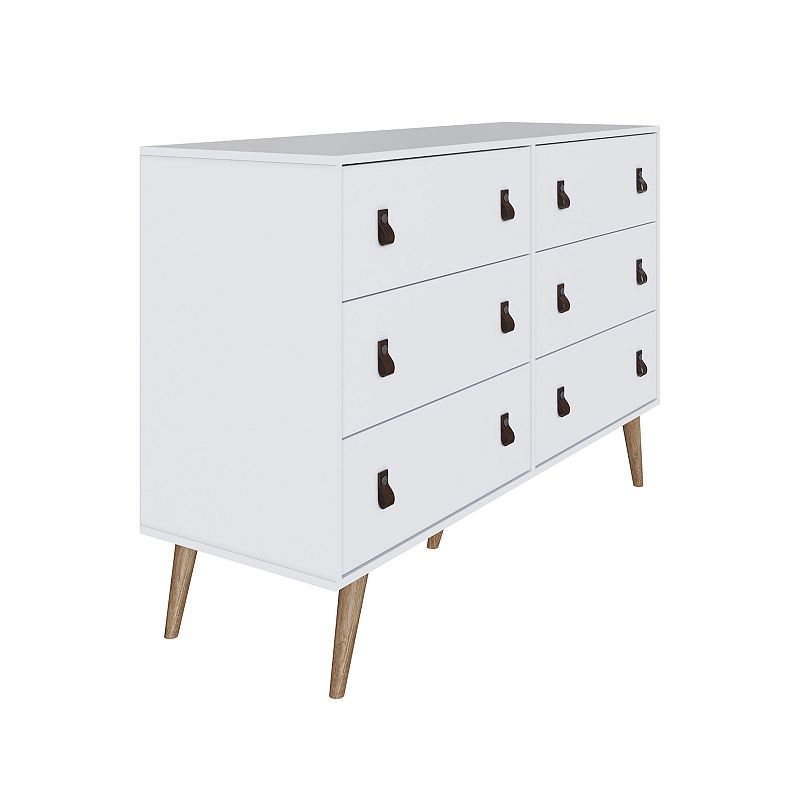 MANHATTAN COMFORT Amber Double 6-Drawer Dresser