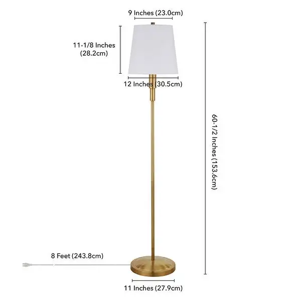 Emerson Blackened Bronze Floor Lamp