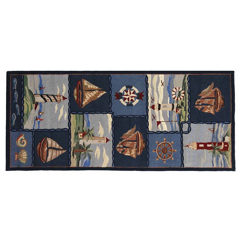 Safavieh Chelsea Wellfleet Nautical Hand Hooked Wool Rug