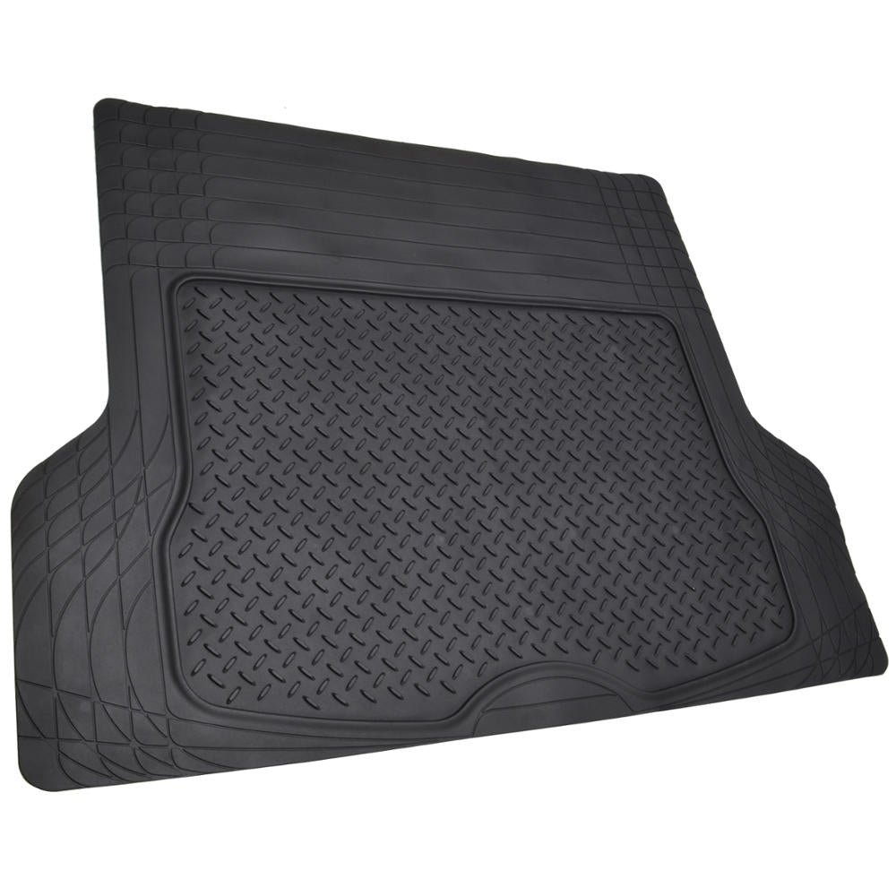 BDK Super Duty Rubber Floor Mats for Car SUV and Van with Cargo Mat， All Weather， Heavy Duty， 3 Colors