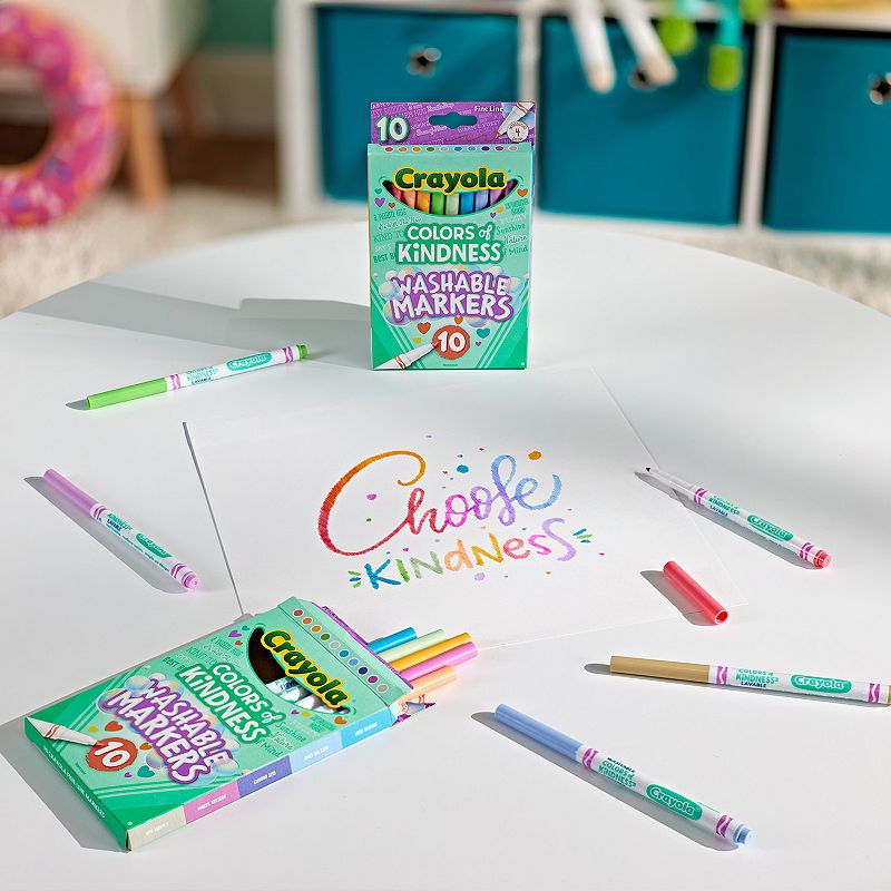 Crayola 10-ct. Colors of Kindness Fine Line Washable Markers