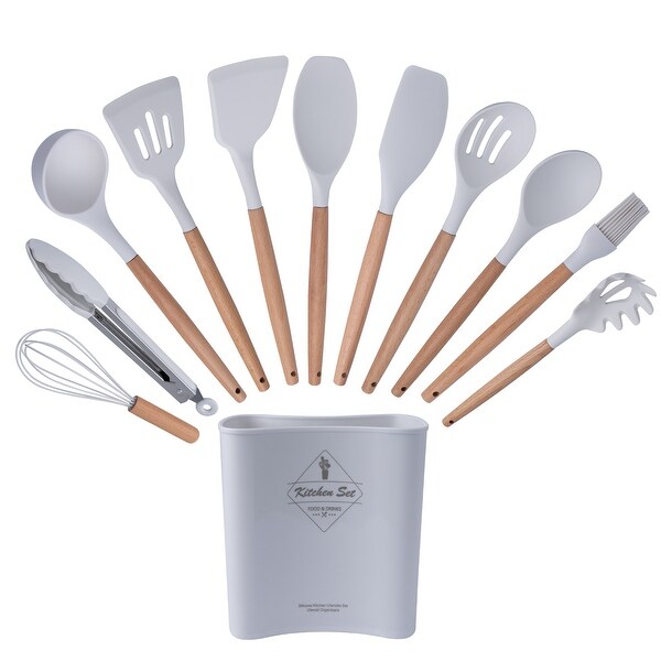 12-Piece Silicone Kitchen Utensils Set