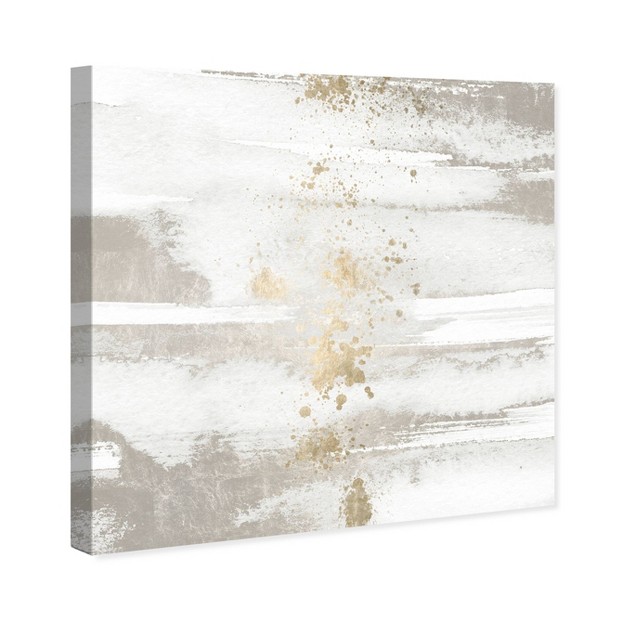 X 12 quot Sun And Rain Abstract Unframed Canvas Wall Art In White Oliver Gal