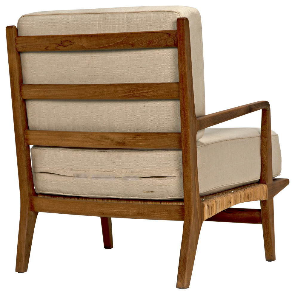 ister Chair  Teak and Rattan   Modern   Armchairs And Accent Chairs   by Sideboards and Things  Houzz