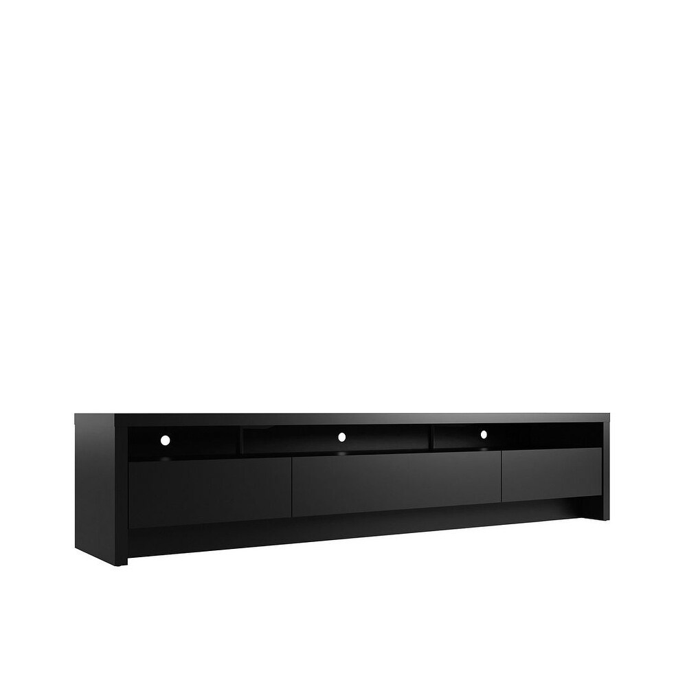 Manhattan Comfort Sylvan 85.43 In. Storage Media Cabinet Console