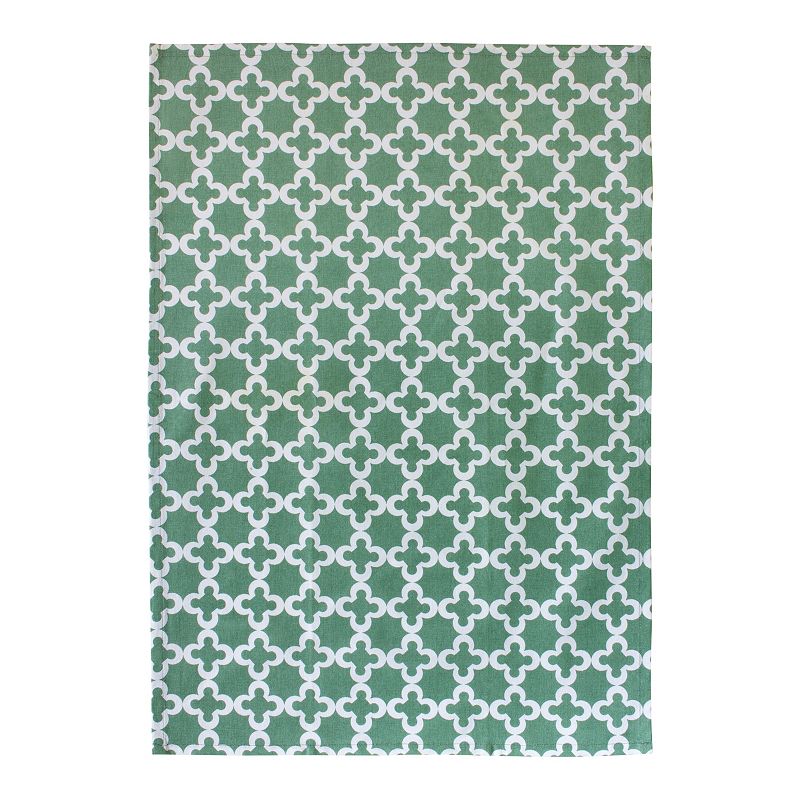 Floral Plaid Tea Towel (set Of 3)