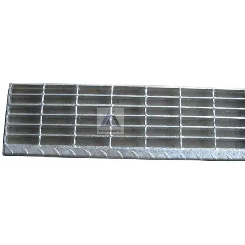 Hot DIP Galvanized Steel Grating Covers Steel Gratings for Stair Trend and Metal Building Construction Materials