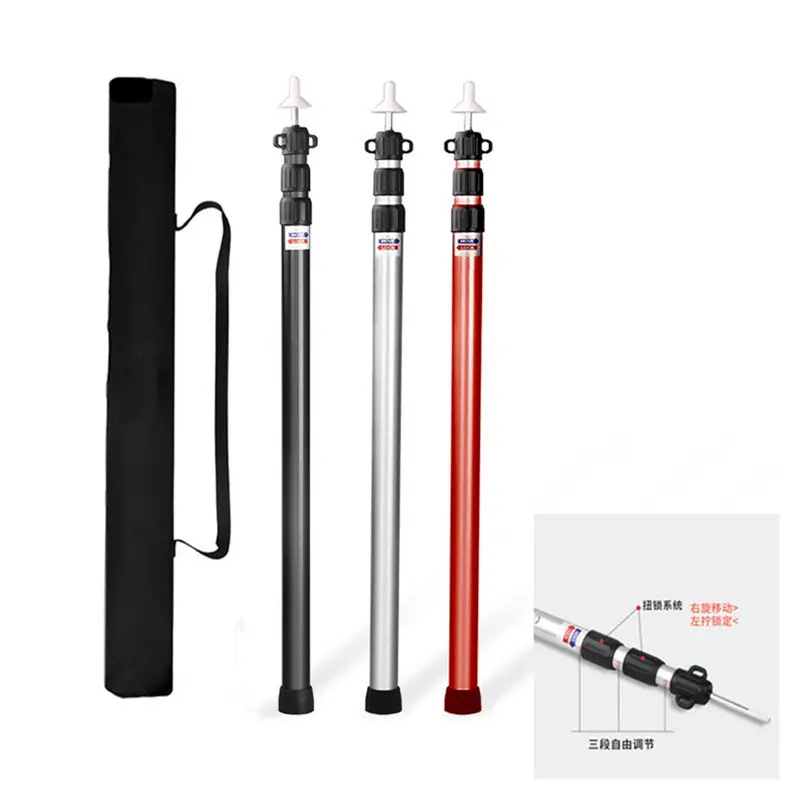 Adjustable Aluminum Waterproof Folding Customized Tarp Poles Tent Poles