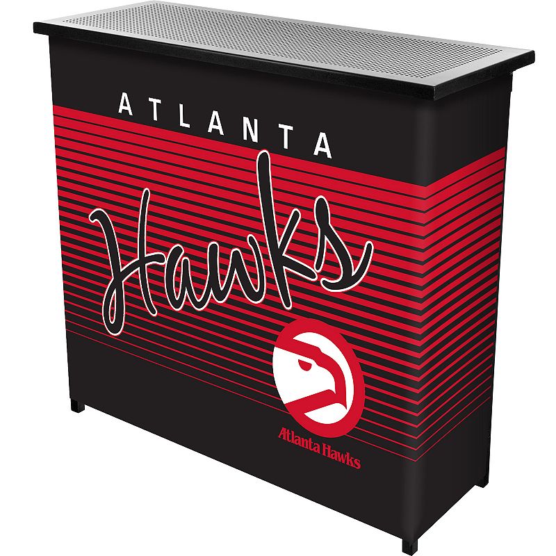 Atlanta Hawks Hardwood Classics 2-Shelf Portable Bar with Case