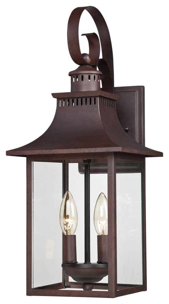 Quoizel Chancellor Outdoor Wall Lantern   Traditional   Outdoor Wall Lights And Sconces   by Designer Lighting and Fan  Houzz