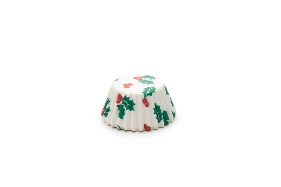 Fox Run 4971 Mini Christmas Bake Cups  75 Count