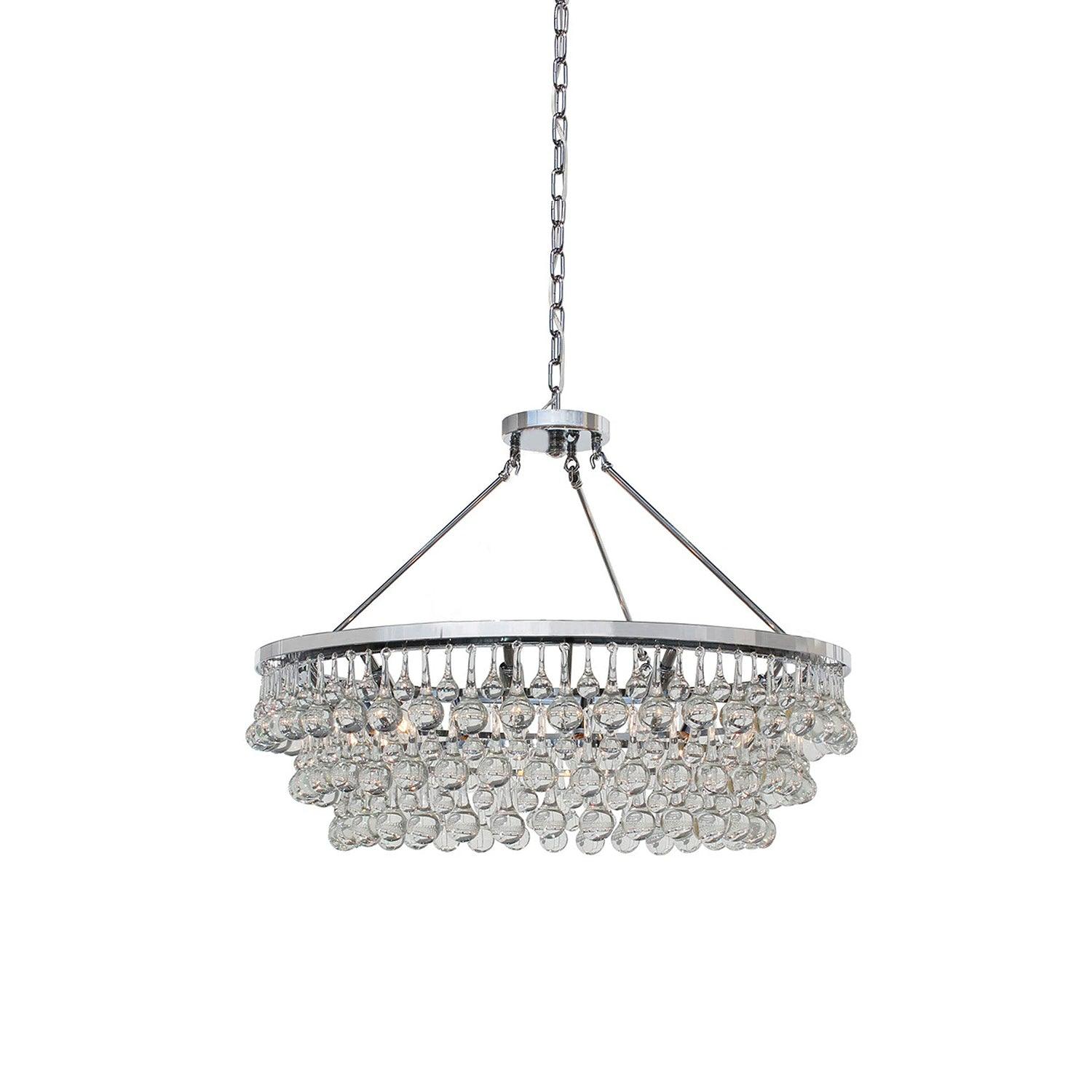 Unique Tiered Crystal Chandelier