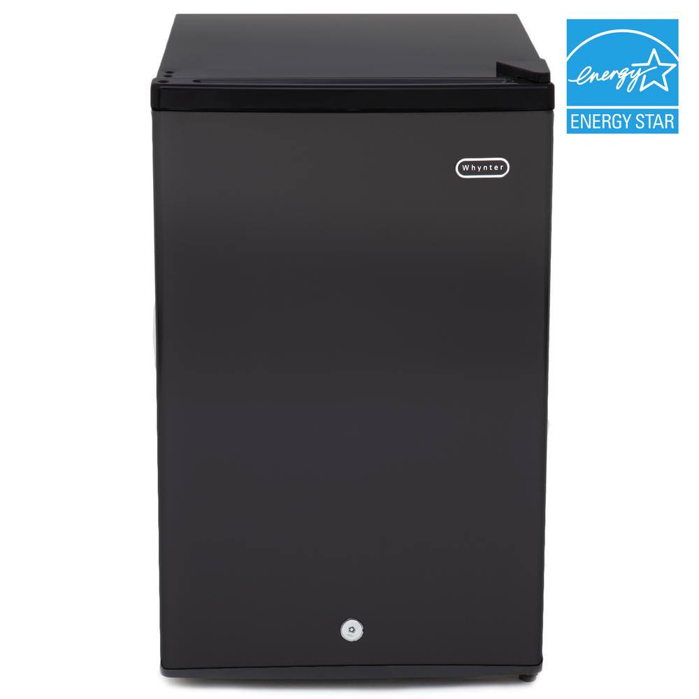 Whynter 3.0 cu. ft. Energy Star Upright Freezer with Lock in Black CUF-301BK