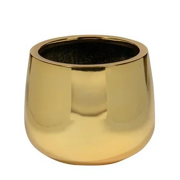 Luxury Design Gold Polished Metal Planter Home Indoor Outdoor Garden Usage  Metal Planter Made in India