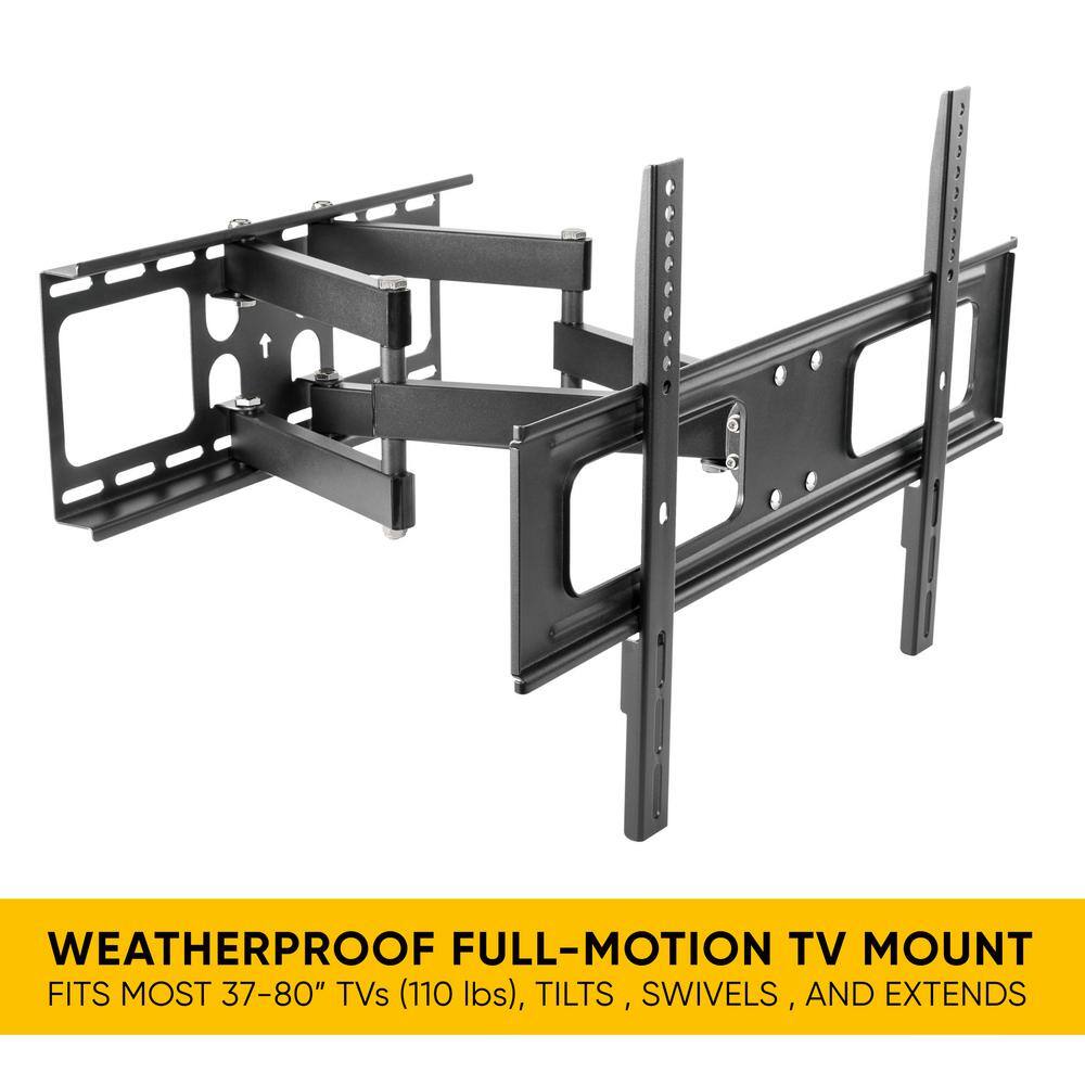 Atlantic Full Motion Outdoor TV Mount for 37 in. to 80 in. 63607422