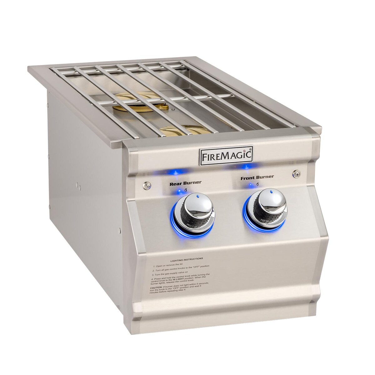 Fire Magic Aurora Built-In Natural Gas Double Side Burner