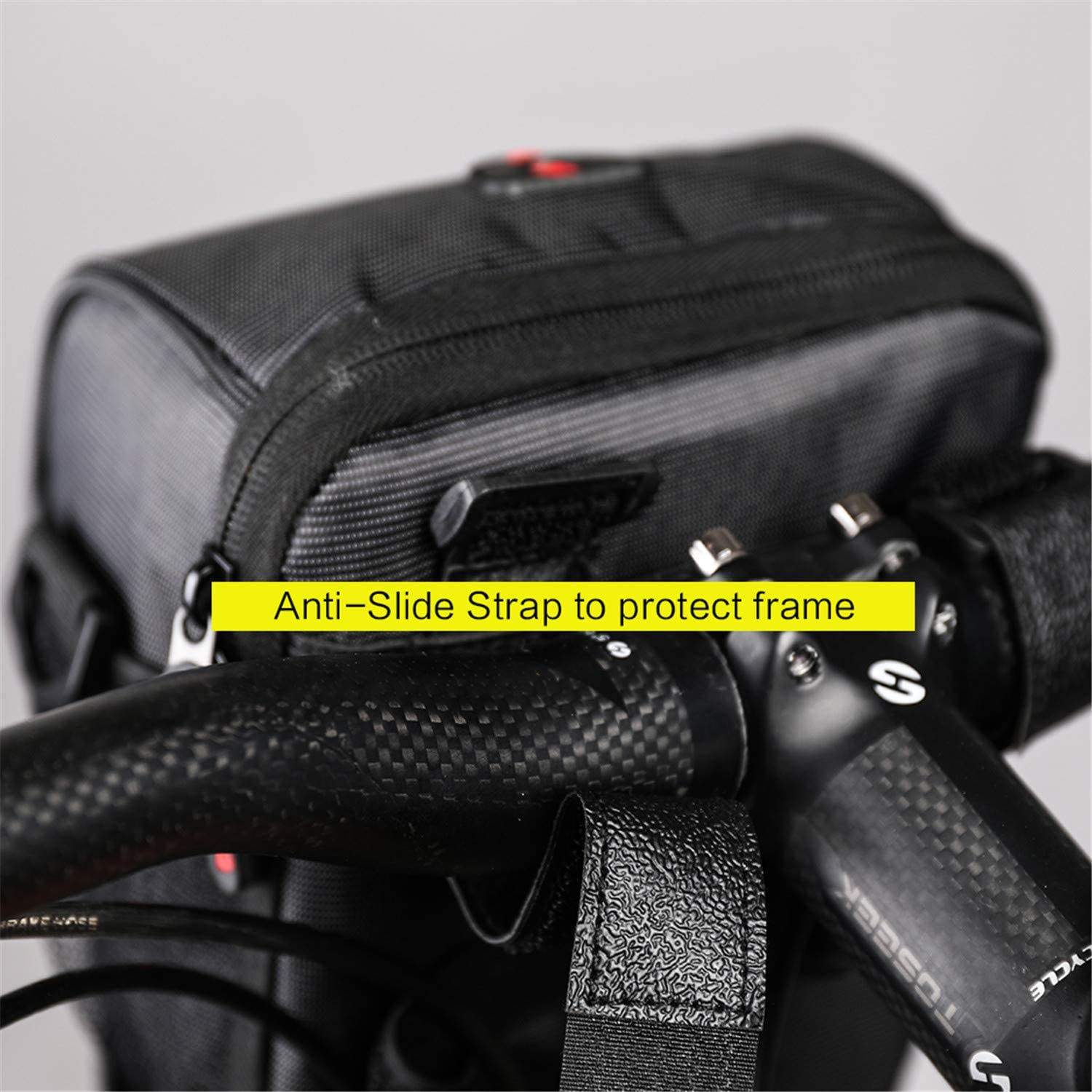 Durable Bike Handlebar Bag Stable and Anti Slide Bike Front Bag Professional Cycling Accessories Bike Basket Bag