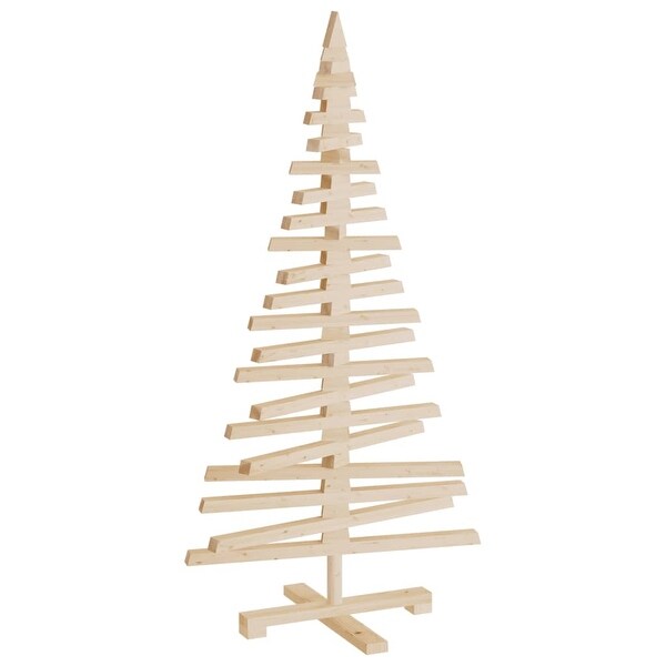 vidaXL Wooden Christmas Tree for Decoration 47.2 Solid Wood Pine