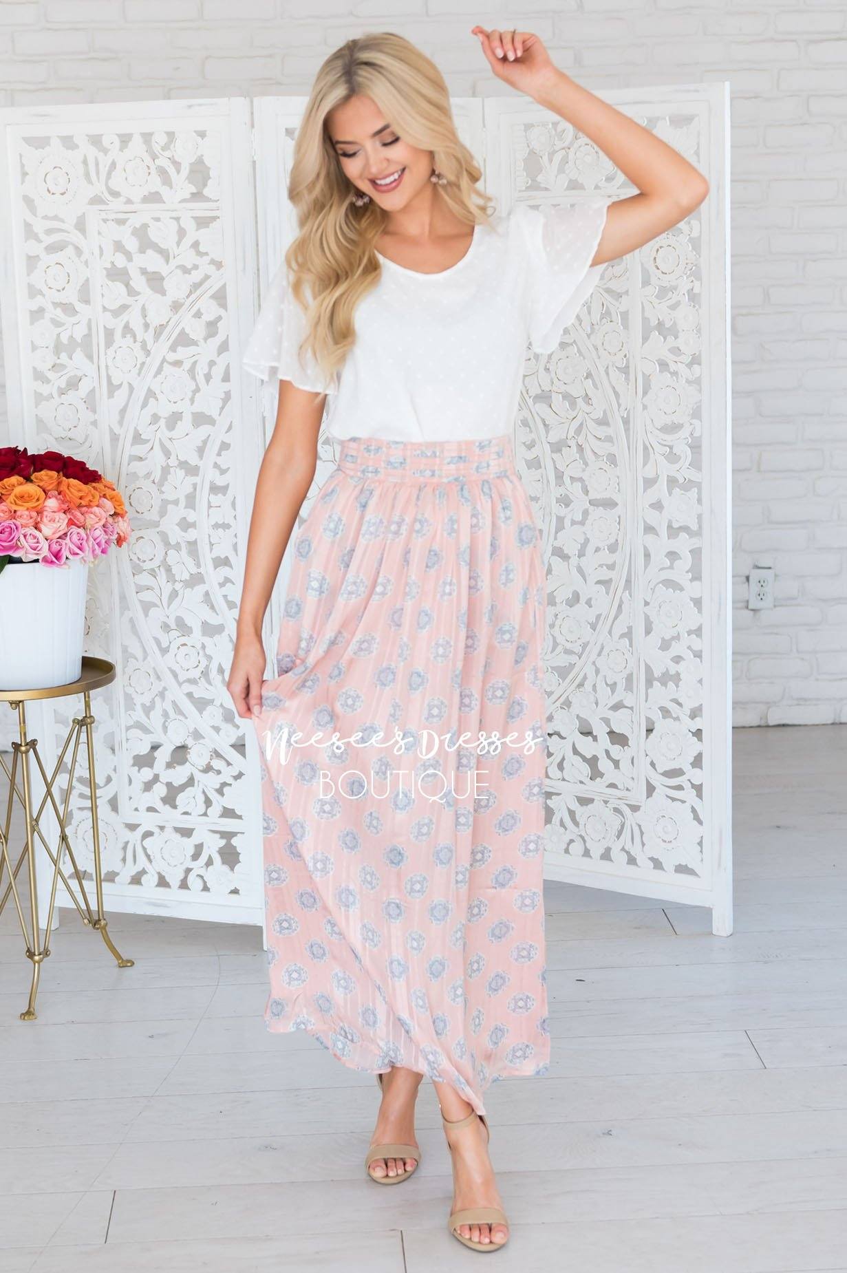 Always Loving Medallion Maxi Skirt