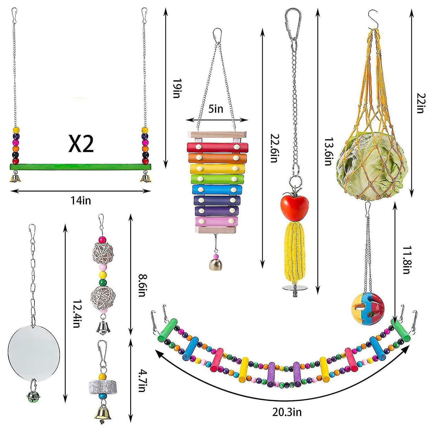 Chicken Toys For Hens Chicken Xylophone Toy Chicken Bridge Swing Toys Chicken Pecking Toys Chicken