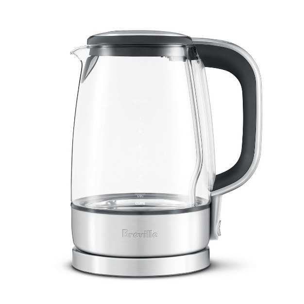 Breville 56oz The Crystal Clean Glass Electric Kettle Bke595xl