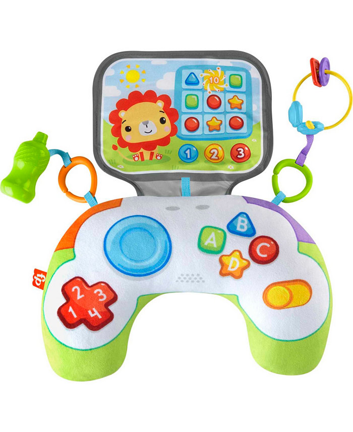 Fisher Price Littlest Gamer Tummy Wedge  Sensory Tummy Time Baby Toy