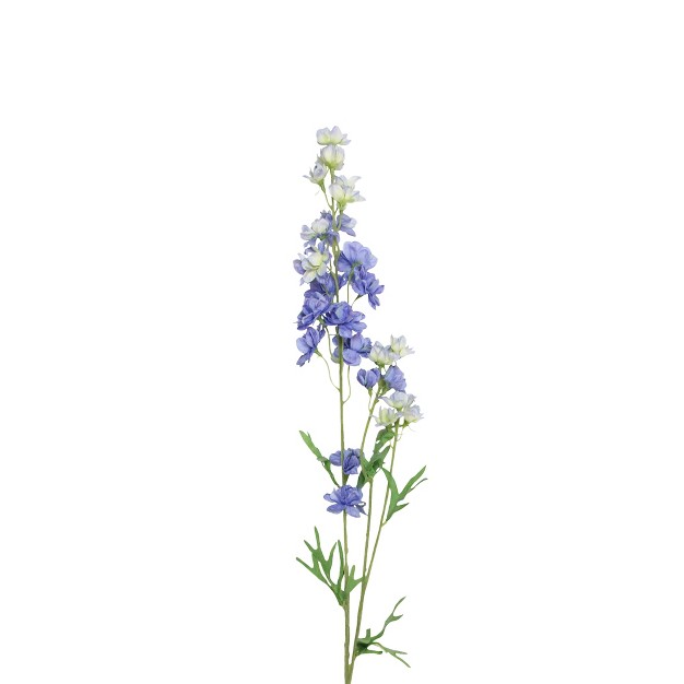 Light Purple And White Artificial Larkspur Spring Floral Spray Pick Decoration