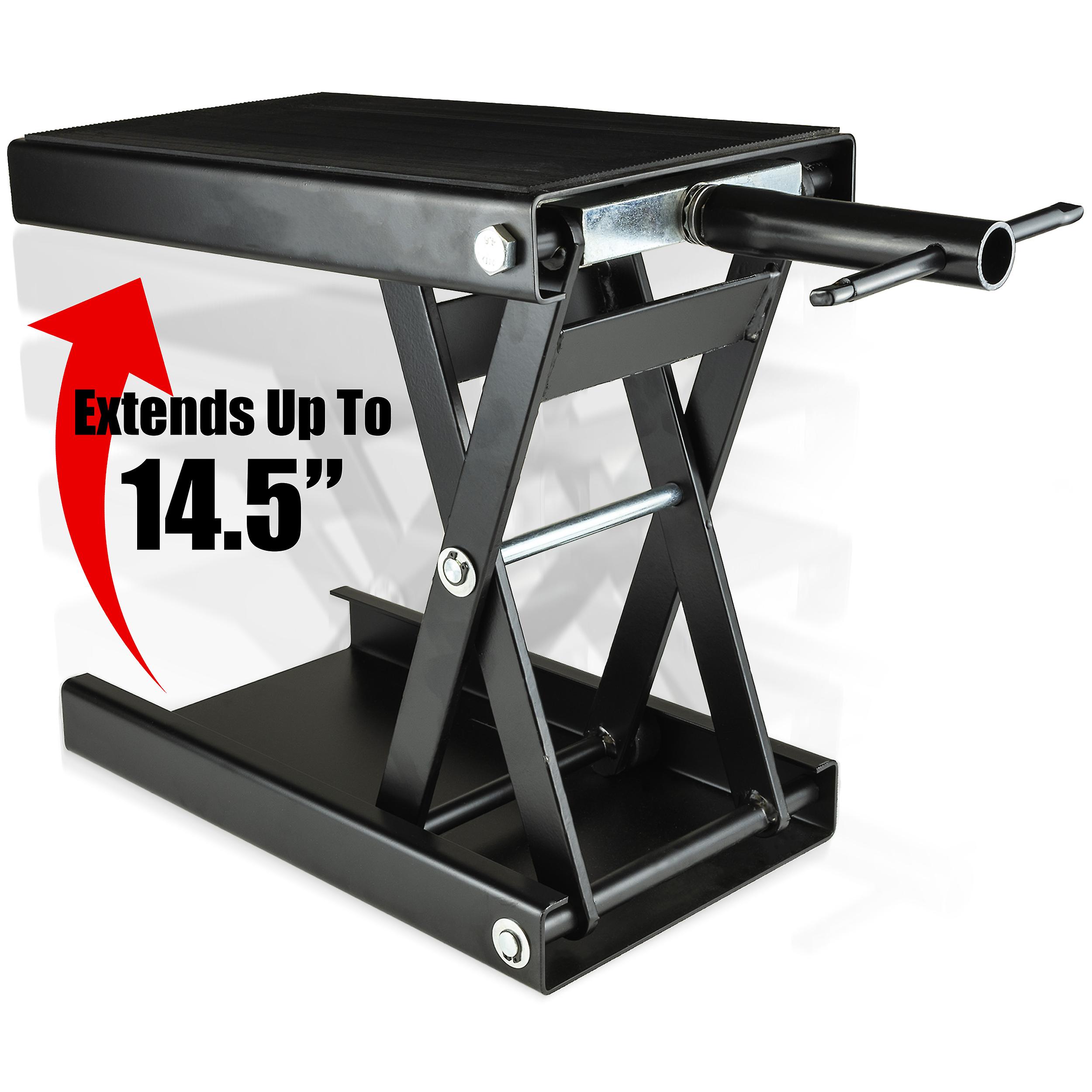 Motorcycle Center Jack Hoist Scissor Lift Stand Compatible with Kawasaki Coyote Mini Trail Bike 75 90