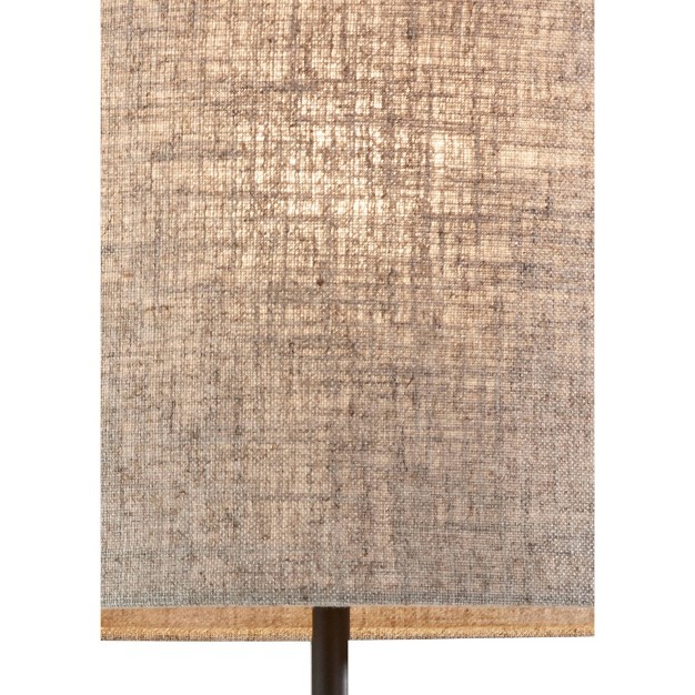 Ethan Floor Lamp Black walnut Adesso