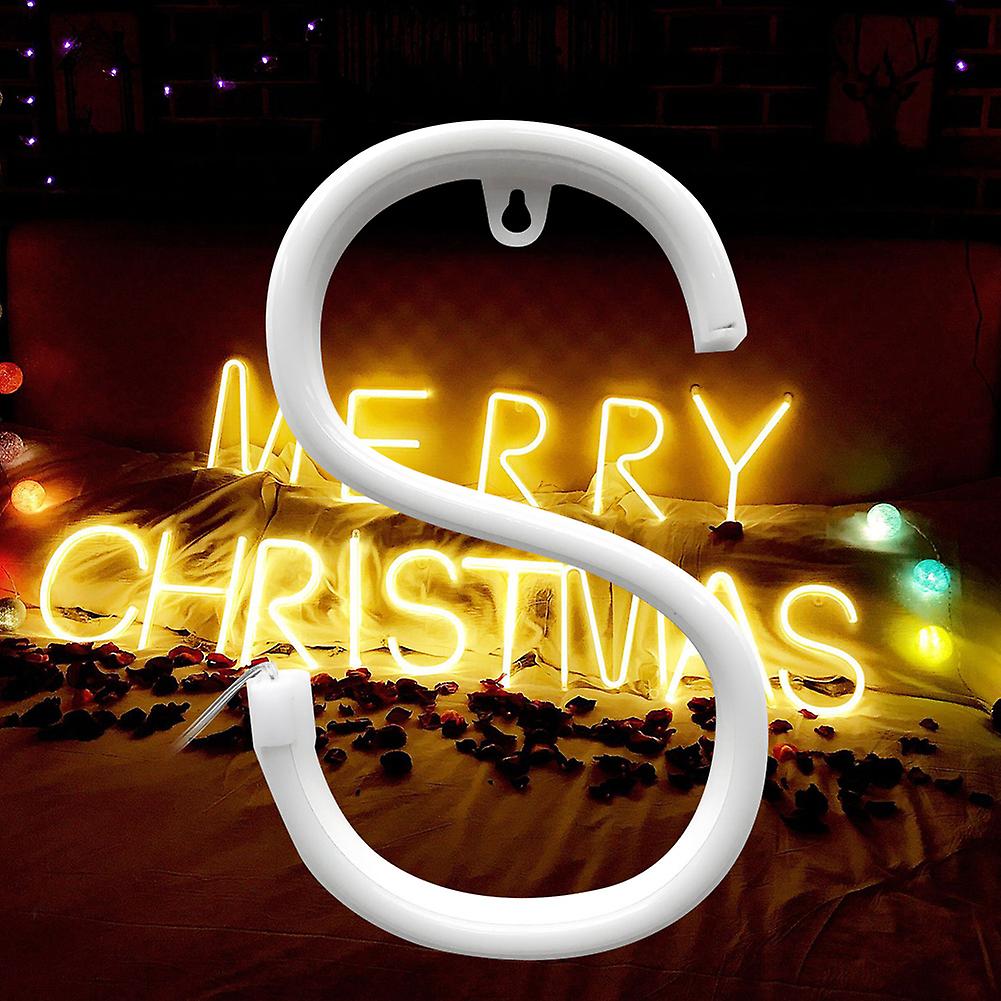 Decorative Neon Light Letter Shape Led Lamp Decoration For Wedding Proposal Party Home (s)