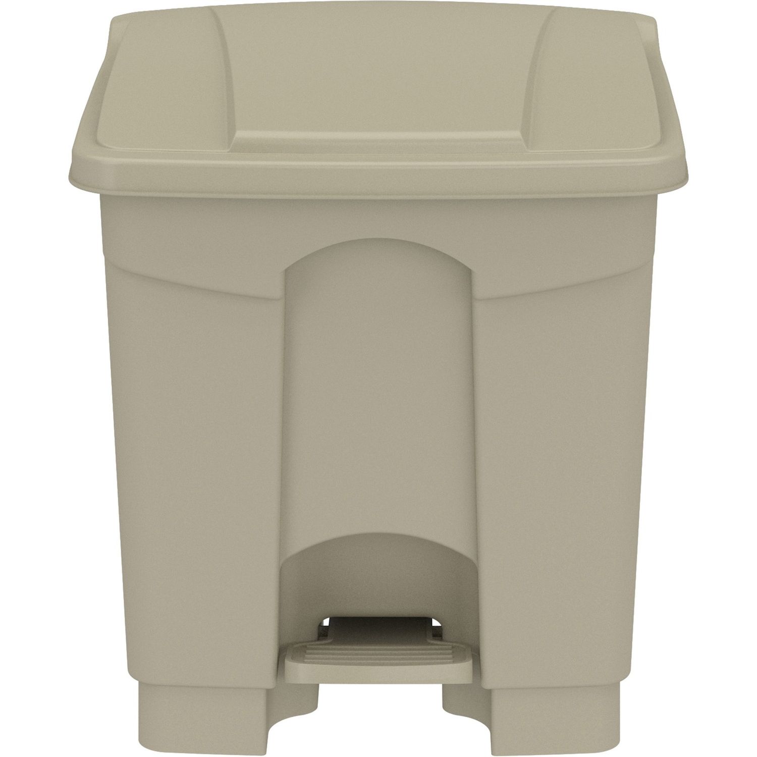 8 Gallon Plastic Step-on Receptable by Safco Products SAF9924TN