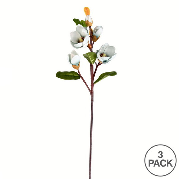 Vickerman 28 Magnolia Stem 3/pk