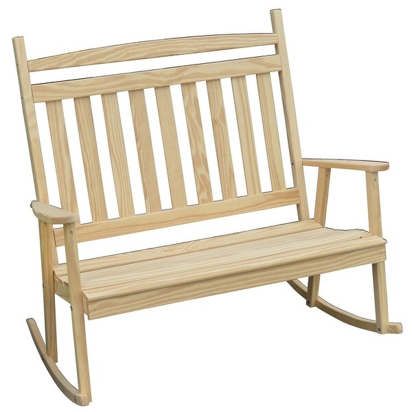 Pine Double Classic Porch Rocker