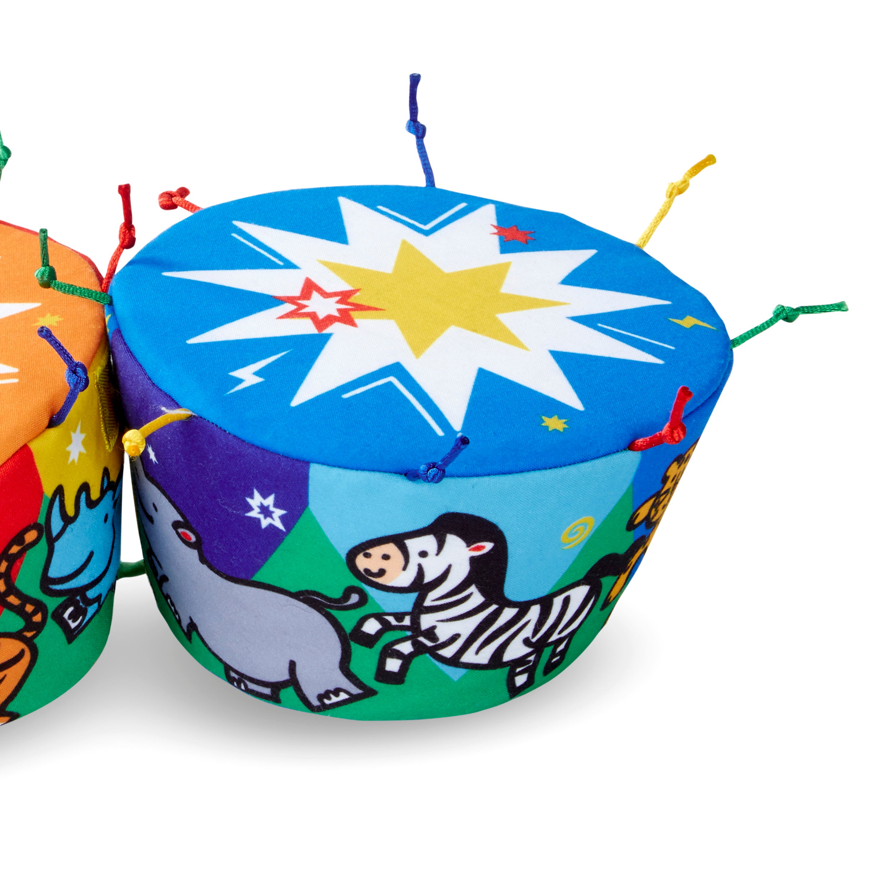 Melissa and Doug K's Kids Bongo Drums Soft Musical Instrument