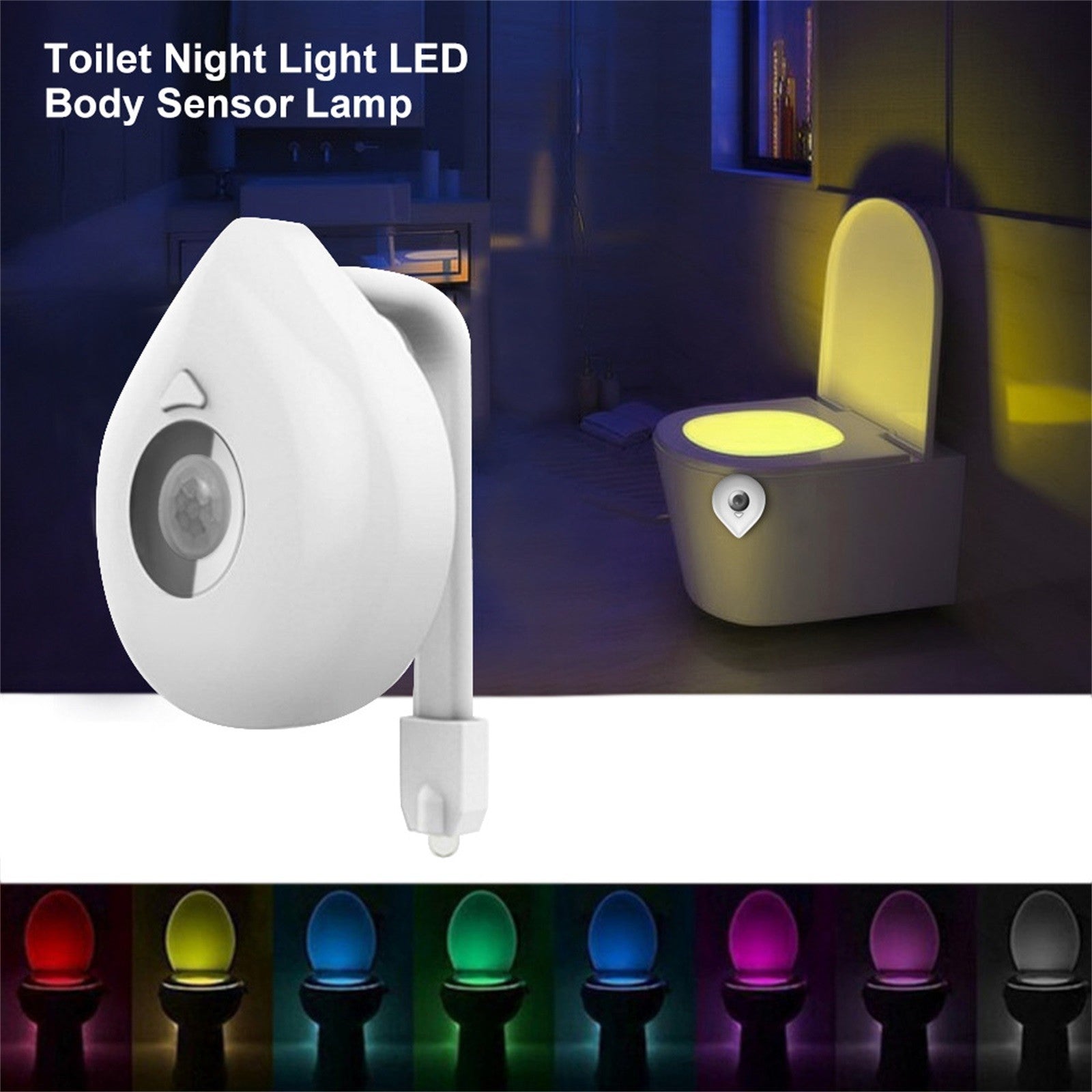 Toilet Night Light From The Night Feeling Light Creative Night Night Light Led lights for bedroom outdoor floor lamp pendant DIY Wedding Party Bedroom Terrace(Multicolor)