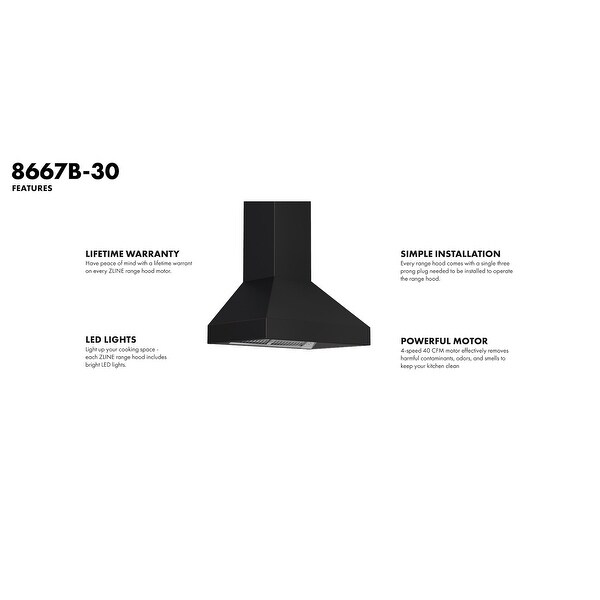 ZLINE Designer Series 8667 Wall Mount Range Hood