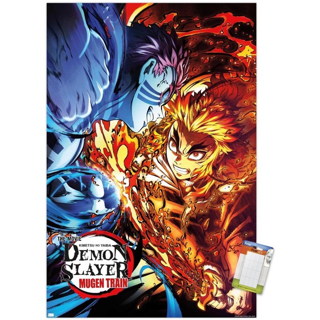 Trends International Demon Slayer Mugen Train Versus One Sheet Unframed Wall Poster Prints