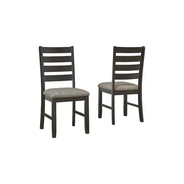 Ambenrock Light Brown/Black Dining Upholstered Side Chair, Set of 2 - 18