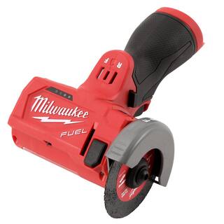 MW M12 FUEL 12V 3 in. Lithium-Ion Brushless Cordless Cut Off Saw (Tool-Only) with 3 in. Metal Cut Off Wheels (6-Pack) 2522-20-49-94-3000-49-94-3000