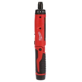 MW M4 4V Lithium-Ion Cordless 14 in. Hex Screwdriver 2-Battery Kit 2101-22