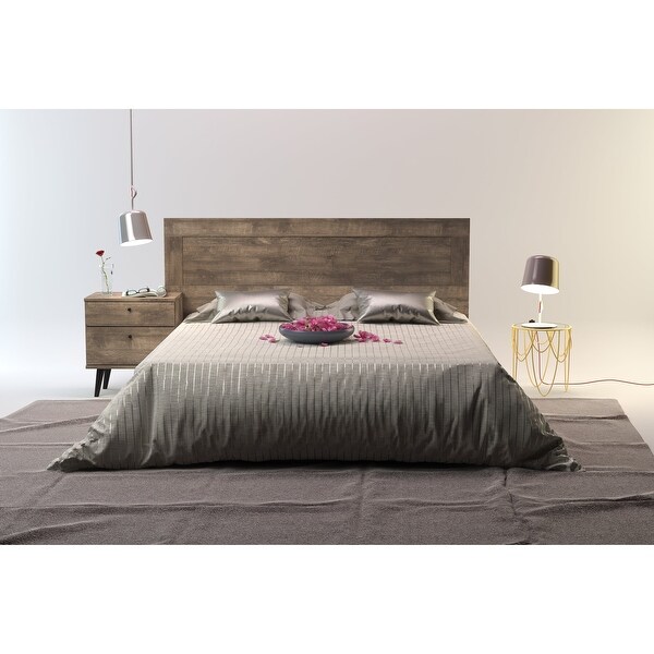 Mid-century Wall Mounted Headboard - - 20352727